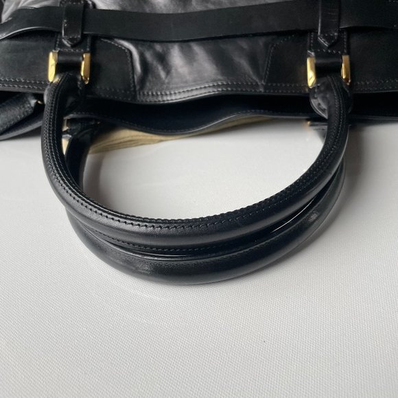 Burberry Black Leather Shoulder Bag - Picture 8 of 16